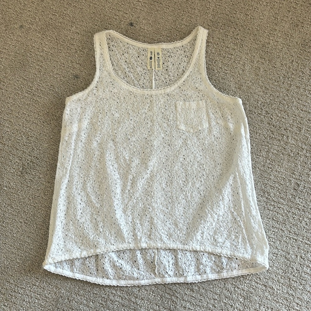 White Lace Top S